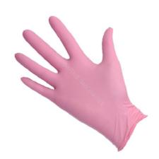 Pink Gloves (LATEX FREE. NITRILE)  BOX OF 200