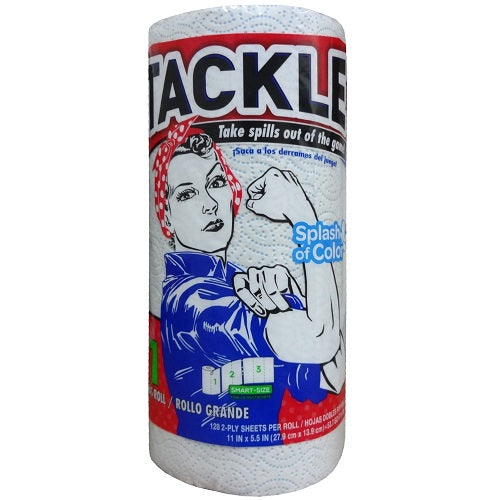Tackle Paper Towel 1 Big Roll 2 Ply 128 count